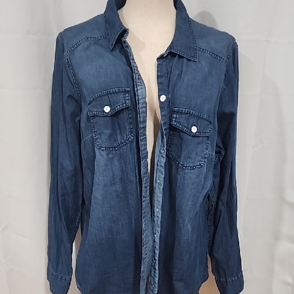 Torrid Navy Blue Denim Top